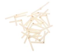 Sosoport Plastic Needle Hinges for Model Airplane and Miniature Projects 40pcs 1.77x0.2 Inch DIY Craft Hinges Optimizing Extended Flight Times and Reducing Aircraft Weight for Hobby Use
