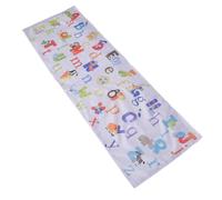 Sosoport Polyester Abc Alphabet Valance Curtains 54x18 Inches for Nursery