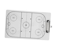 Sosoport Portable Double-sided Ice Hockey Coaches Clipboard Dry Erase Tactical Whiteboard for Game Strategy and Team Coaching