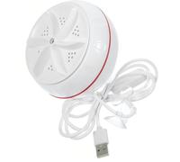 Sosoport Portable Mini Washing Machine USB Turbo Washer with Switch, Small Laundry Cleaner for Travel, Dormitory, Apartment, Clothes and Socks Cleaning