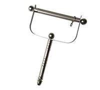 Sosoport Portable Parrot Stand Toy Stainless Bird Perch Rack for Birds Parrot Accessory Cage Perch Handheld Toy