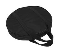 Sosoport Portable Single Layer Oxford Cloth Black with Gong Protective Bag Rust-proof Zipper and Carry Handle, 40x8cm Cymbal Holder Suitable for Musical Instrument Storage and Transport