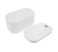 Sosoport Portable USB Wet Tissue Warmer with LED Display, Constant Temperature Control, Pp Material Portable Tissue Heater for Diaper Changing and Home Use, USB Charging Baby Wet Wipe