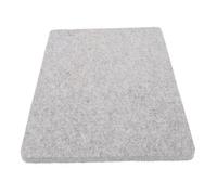 Sosoport Portable Wool Pressing Mat for Quilting and Sewing Heat-resistant Felt Ironing Pad with Steam Barrier Moisture Absorbing Protective Mat for Tabletop and Travel Light Grey