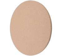 Sosoport Pottery Wheel Bat System Wood Pottery Tools Lightweight Versatile Round Flat Beige Fiberboard for Artists Potter Handcraft