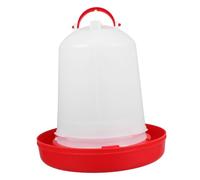 Sosoport Poultry Waterer for Chickens and Ducks 4l Hanging Chicken Water Dispenser Portable Water Container for Baby Chicks and Quail Sturdy Watering Solution for Poultry Farms