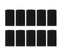 Sosoport Pre-filter Sponge Roll Black 10pcs for Fish Filter Cotton Material, Easy to Use, Prevents Debris from Entering Filter, Suitable for Freshwater and Marine Environments