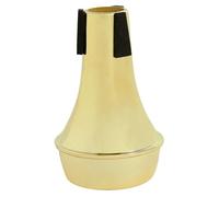 Sosoport Premium Trumpet Mute in Golden Abs Material, Small and Portable Silencer for Beginners, for Dampening the Volume during Practice Sessions