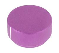 Sosoport Purple Aluminum Alloy Knurled Shaft Potentiometer Knob Smooth Volume Control Panel Adjustment for Audio Equipment Home Theater Studio Use