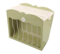 Sosoport Rabbit Litter Tray Hay Feeder Pet Cage Feeder Sturdy Metal Frame for Guinea Pig and Rabbit