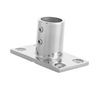 Sosoport Rail Anchor Bracket Handrail Base for Yacht Deck Mounting Easy Installation Multifunctional Design for Sunshade Handrail Elegant and User Friendly for Comfortable Boating