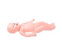 Sosoport Realistic Vinyl Newborn Doll Model for Teaching Parenting Skills Lifelike Prop for Mothers Caregivers for Training Emotional Communication Boy Design