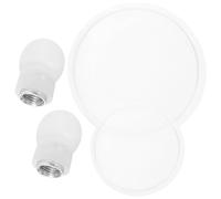 Sosoport Replacement Stethoscope Diaphragm Kit for Adults and, silicone Ear Tips with Threaded Design, Pediatric and Adult Bell Covers for Diagnostic Use