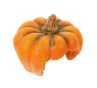 Sosoport Reptile Cave Pumpkin Hideout Decor for Fish Tanks Lightweight Resin Shelter for Turtles Hamsters and Pets Terrarium Ornament for Hiding and Playing