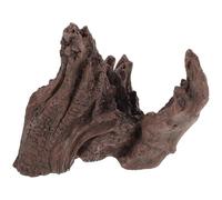 Sosoport Resin Aquarium Driftwood Decoration - Artificial Driftwood Fish Tank Ornament with Hiding Cave - Realistic Reptile and Aquatic Habitat Decor for Betta Shrimp and Turtle Tanks