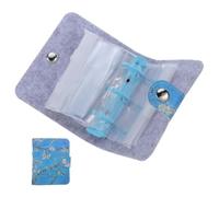 Sosoport Reusable Eva Pill Pouch Bag with 7 Removable Self-Sealing Pockets, Dustproof Loose Leaf Travel Medicine Organizer for Daily Use and Portable Storage