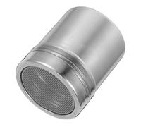 Sosoport Reusable Stainless Steel Cocoa Powder Shaker with Lid Fine Mesh Portable Sugar Powder Duster for Cappuccino Chocolate Flour Multi-Functional Kitchen Dispenser Compact Design