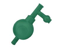 Sosoport Rubber Pipette Filler Bulb with Valves Laboratory Suction Bulb for Precise Liquid Transfer One-hand Operation Suction Force Non-cracking Green