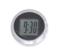 Sosoport Self-adhesive Digital Car Dash Clock for Motorcycle and Scooter Dashboard Compact Coin Format Easy Installation Auto Interior Decoration