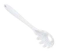 Sosoport Silicone Noodle Spoon with Smooth Rounded Edges Non Scratch Pasta Server for Non Stick Pots Practical Kitchen Cooking Scoop for Spaghetti and Pasta Heat Resistant Utensil for Home