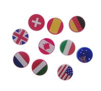 Sosoport Silicone Tennis Racket Vibration Dampener Bring Comfort 4 Pcs Uk Flag Pattern Reduce Vibration Tennis Racket Strings