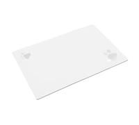 Sosoport Slip Dog Food Mat Pet Feeding Mat No Stains Quick Dry for Dog Bowl Use at Home Outdoor