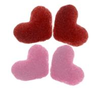 Sosoport Small Needle Cushion Polyester and Cotton 4pcs Sewing Pin Holder Set Convenient Pincushions to Prevent Accidental Hurt for Needlework and Daily Life