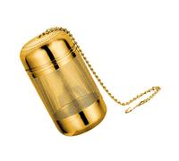 Sosoport Small Stainless Steel Tea Infuser Ball with Drop Hook Professional Loose Leaf Strainer for Household Tea Brewing Smooth Edges Safe for Hot Beverages Convenient Hanging Design for