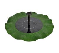 Sosoport Solar Powered Lotus-Leaf Fountain Bath Upgraded Solar Water Feature for Garden Pond Decor Nozzle