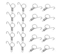 Sosoport Spring Rabbit Cage Latch Hook 20pcs Replacement for Pet Cage Door Sturdy and Practical Lock for Farming