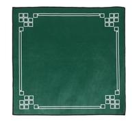 Sosoport Square Mahjong Mat Non Slip Noise Reducing Crystal Velvet | Fray Resistant Surface, Edge Pressing Stability, High Density Padding, Green Finish for Home Tabletop Gaming