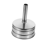 Sosoport Stainless Filter Funnel Mocha Pot Accessory for Cups Easy Clean Design with Multiple for Fresh Ground Coffee