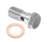 Sosoport Stainless Steel Automotive Brake Disc Bolts Hollow Socket Caliper Screws Lightweight High Strength Replacement for Car Modification and Enhanced Driving Safety