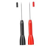 Sosoport Stainless Steel Back Piercing Needle Multimeter Detection Probe Kit for Automotive Electrical Testing Insulation Piercing Test Leads Compatible with Fluke