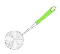 Sosoport Stainless Steel Slotted Spoon Kitchen Strainer for Hot Pot Cooking Colander for Home Restaurant Use Easy Liquid Drainage Food Separation