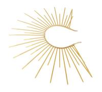 Sosoport Sunburst Queen Crown Headband Stunning Goddess Headpiece for Weddings Halloween Parties Comfortable Material Unique Design for Cosplay Photo Shoots