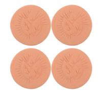 Sosoport Terracotta Bread Keeper 4pcs Round Bread Warming Stones for Gatherings Party Pastry Warmer Bread Storage Warmer for Food