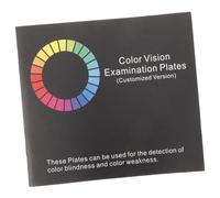 Sosoport Testing Book for Color Deficiency Comprehensive Eye Chart for Vision Assessment English Edition for Safe Driving User Friendly Color Test for Early Detection of Visual Impairments