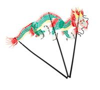 Sosoport Traditional Chinese Shadow Puppetry Kit Dragon Hand Puppet Educational Toy for Boys and Girls Diy Puppet Theatre Props Random Style