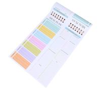 Sosoport Undated A5 Magnetic Weekly Meal Planner and Grocery List Notepad with 52 Tear-off Sheets for Fridge Kitchen Use
