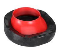 Sosoport Universal Wax Ring Gasket Toilet Flanges Rubber Seal Ring, Abs Rubber, Leakproof, Adjustable Positioning, 5cm, DIY Toilet Bowl Installation