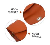 Sosoport Vintage Front Frame Handlebar Bag for Bikes Weather-Resistant PU Leather Mountain Bike Storage Pouch Retro Brown Cycling Accessory for Maps Phones Essentials