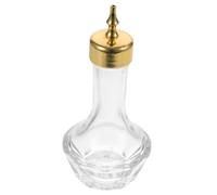 Sosoport Vintage Japanese Style Bitters Bottle Glass Dispenser for Cocktails Elegant Design for Absinthe Bitter Essence Practical Bar Accessory