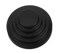 Sosoport Vinyl Record Adjuster Turntable Weight Stabilizer for 7-inch Black Record Player Base Clamp Reduces Vibration Holder