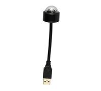 Sosoport Voice Activated USB Car Music Rhythm Lamp Noise Reducing Colorful LED Atmosphere Light for Interior Decoration Multi Color Modes USB Powered Ambient Light for Car and Indoor Use
