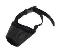 Sosoport Walking Dog Muzzle for Small Dogs Adjustable and Breathable Barking Muzzle for Puppies Protective Mouth Cover for Bichon Frise Chihuahua and Other Short-nosed Breeds Black