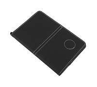 Sosoport Weather Resistant PU Leather Golf Scorecard Holder with Yardage Organizer Lightweight Golf Notebook Tracker for Sports Competition Portable Black Score Recording Book