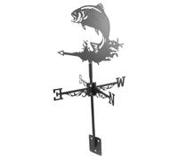 Sosoport Weather Vane Wind Direction Indicator European Decor for Roof Shed for Accurate Wind Direction for Outdoor Spaces