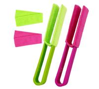 Sosoport Window Blinds Cleaner Set with Brush Heads Soft Bristles Dusting Tool for Vents Air Conditioner Gaps and Home Blinds Cleaning Lightweight and Washable Duster for Narrow Crevices