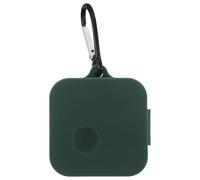 Sosoport Wireless Earbud Carrying Case with Carabiner for Nothing Ear 2024, Silicone Protective Earphone Storage Bag in Dark Green, Portable Earbud Organizer for Travel and Daily Use